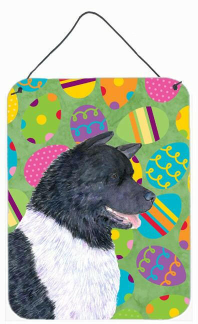 Akita Easter Eggtravaganza Aluminium Metal Wall or Door Hanging Prints