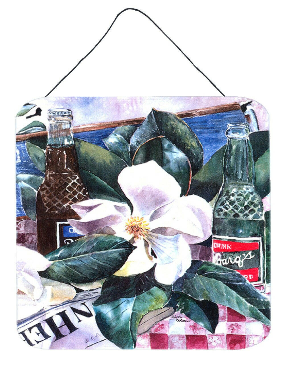 Barq's and Magnolia Aluminium Metal Wall or Door Hanging Prints
