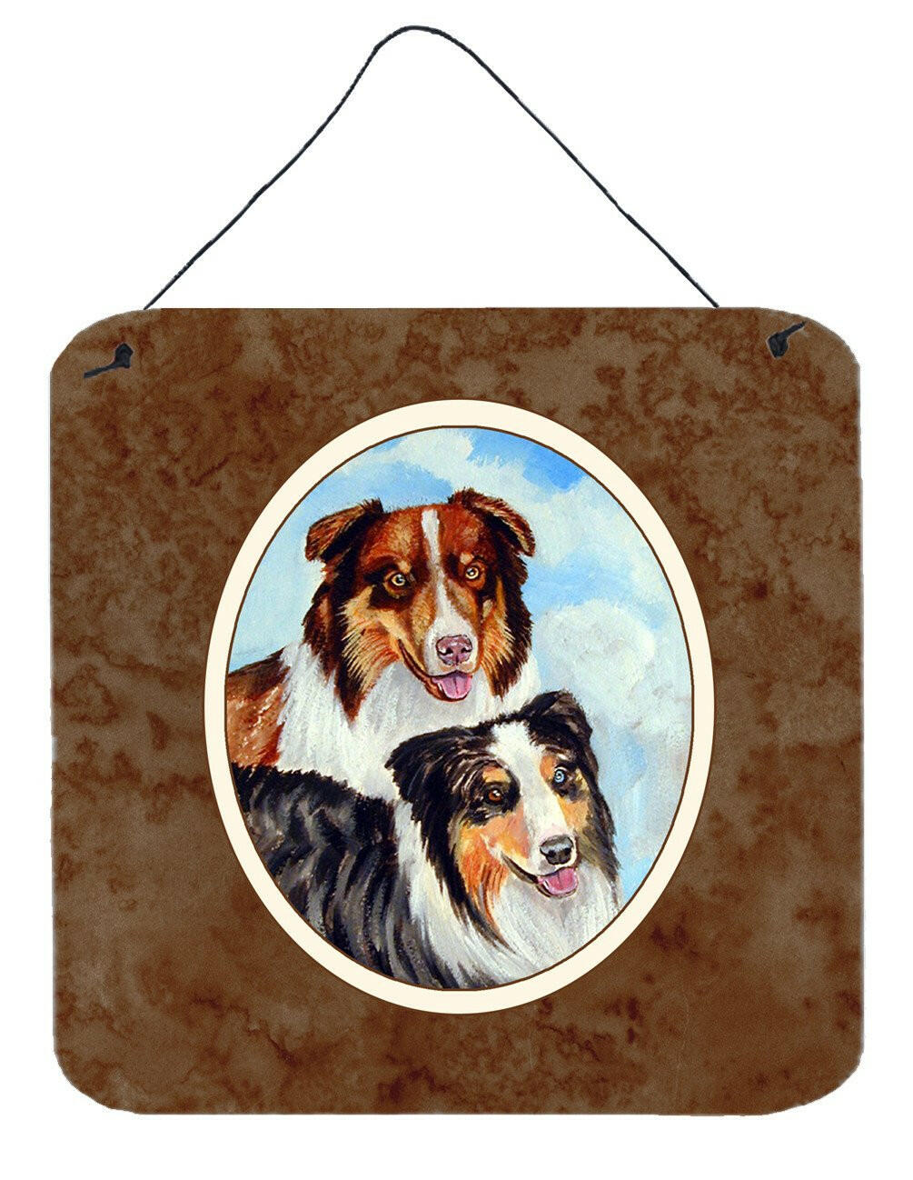 Australian Shepherd What a pair Wall or Door Hanging Prints 7009DS66