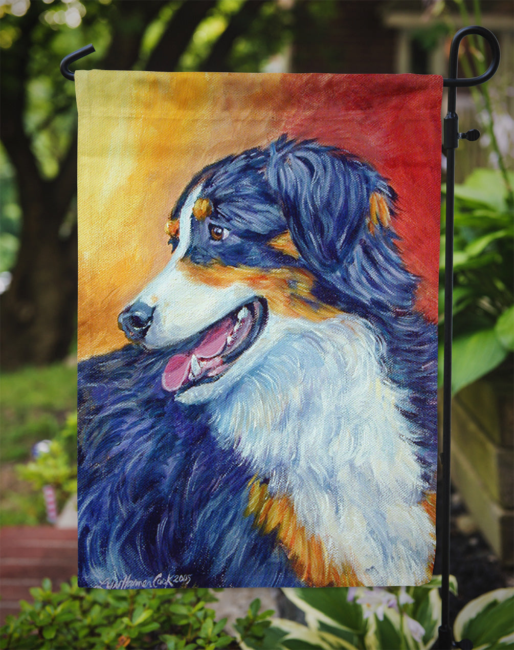 Australian Shepherd Garden Flag – Decorative Outdoor Yard Flag