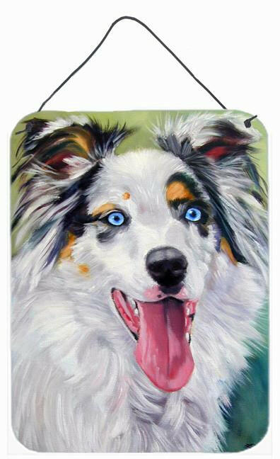 Australian Shepherd Blue Eyes Wall or Door Hanging Prints 7358DS1216