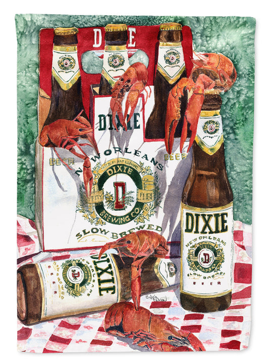 Dixie Beer and Crawfish Garden Flag