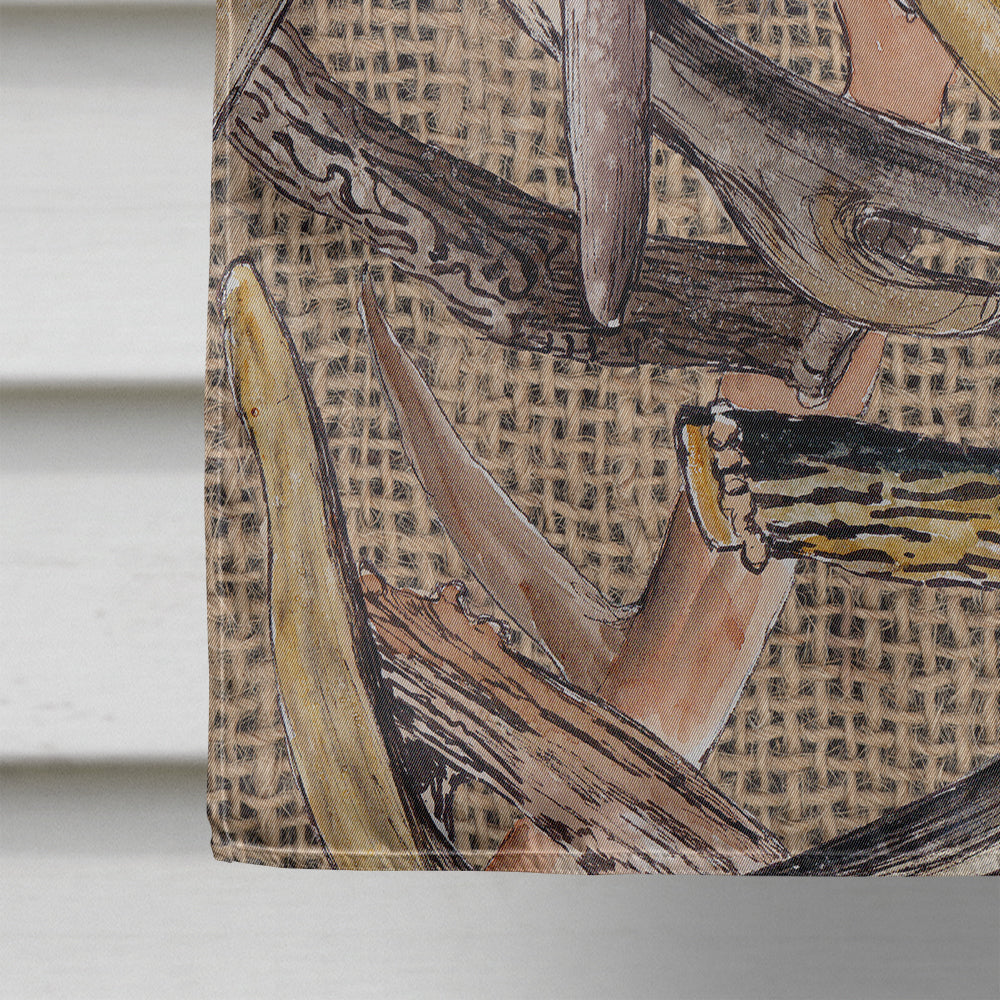 Deer Horns  Flag Canvas House Size