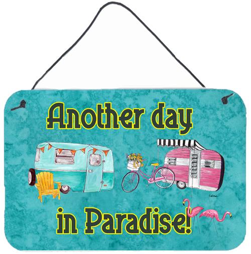 Another Day in Paradise Indoor Aluminium Metal Wall or Door Hanging Prints