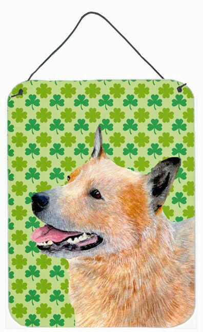 Australian Cattle Dog St. Patrick's Day Aluminium Wall or Door Hanging Prints