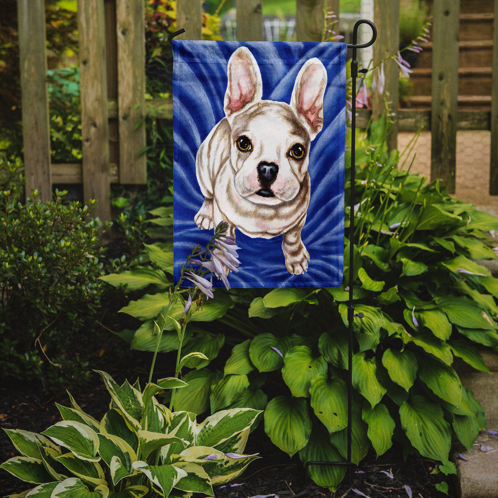 Diamond in Blue French Bulldog Garden Flag - Outdoor Decorative Yard Flag