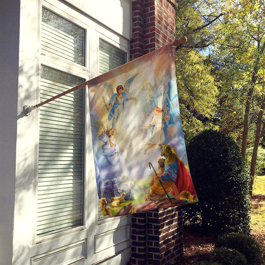The Shepherds and Angels Appearing Flag Canvas House Size APH5469CHF