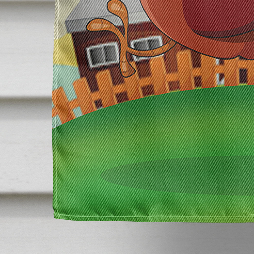 Rooster Chicken on the Run Flag Canvas House Size APH7630CHF