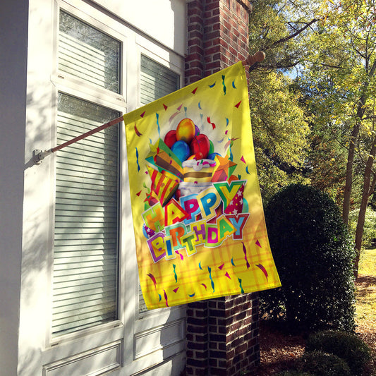 Happy Birthday Party Flag Canvas House Size APH8873CHF