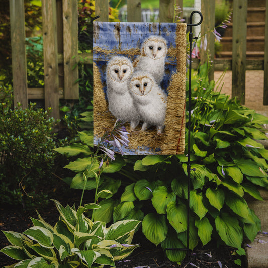 Barn Owl Chicks Garden Flag – Decorative Outdoor Yard Flag ASA2076GF