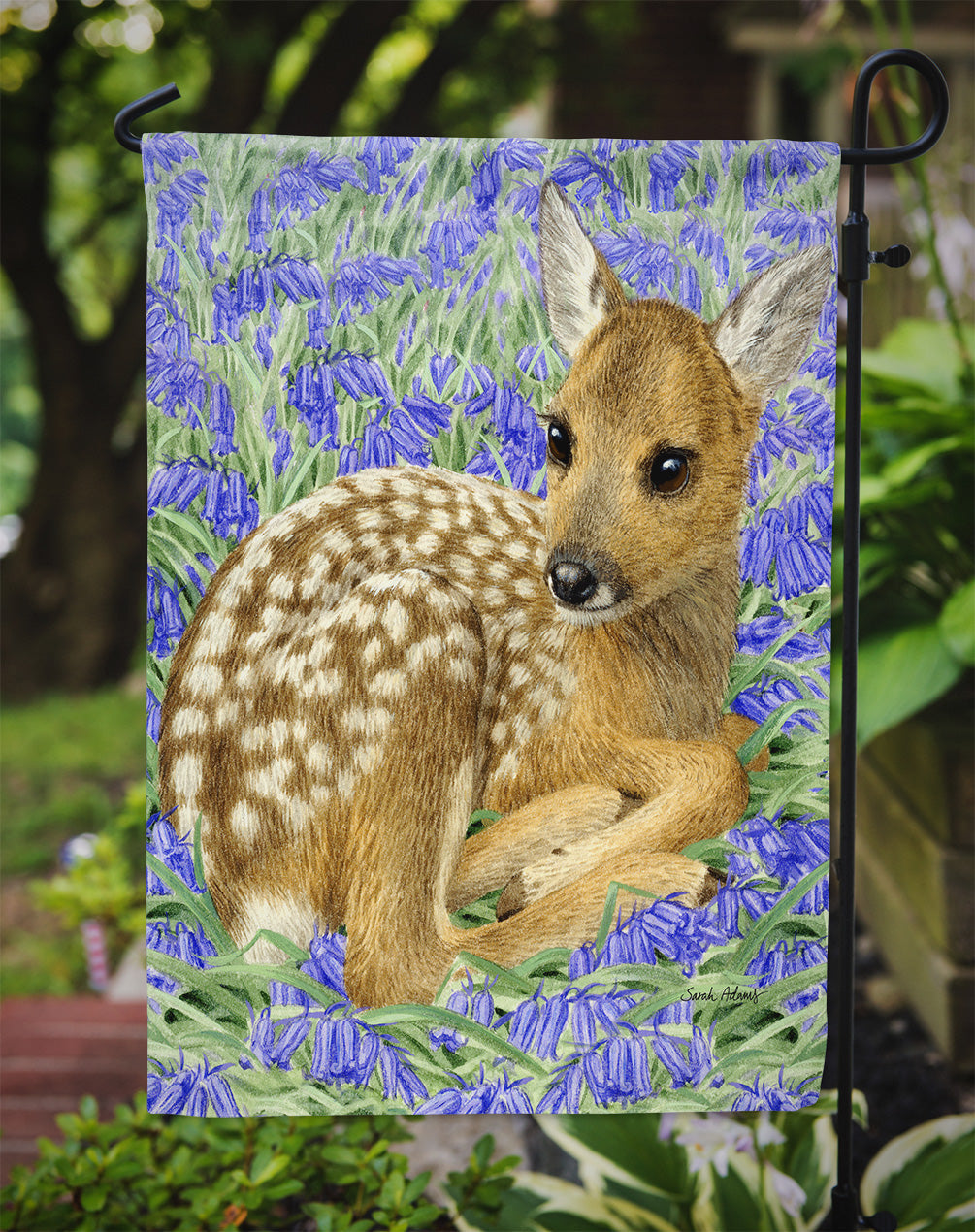 Deer Fawn Garden Flag – Decorative Outdoor Yard Flag ASA2082GF