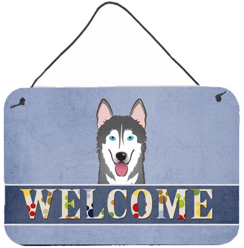 Alaskan Malamute Welcome Wall or Door Hanging Prints BB1404DS812
