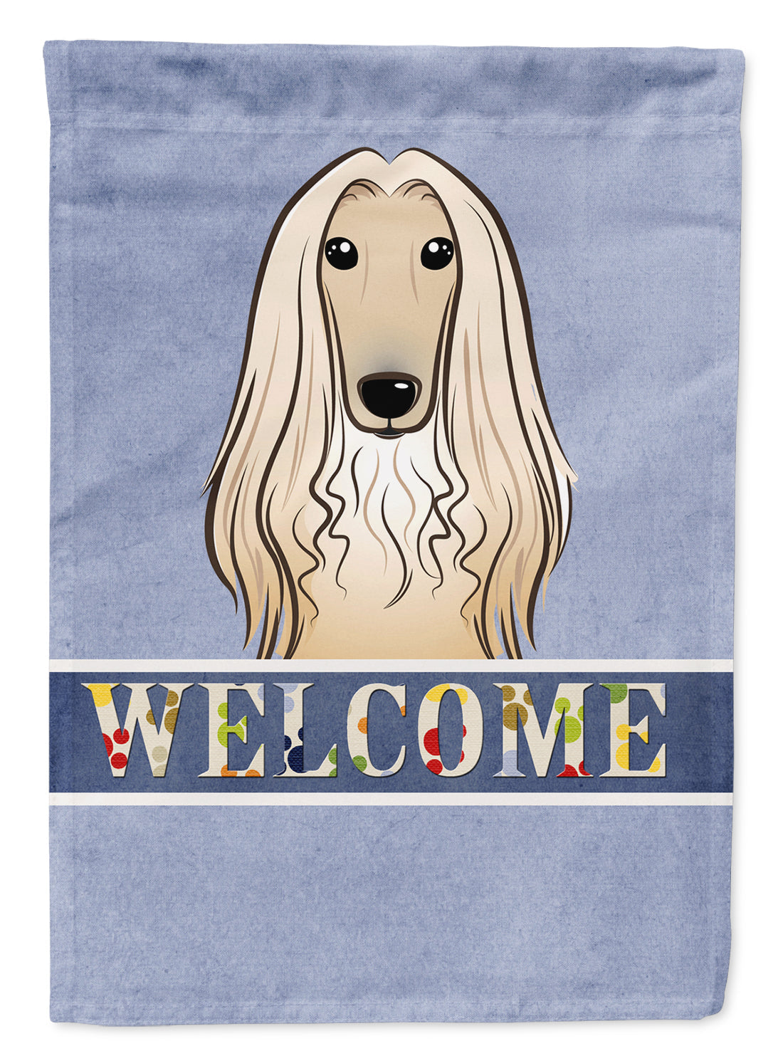 Afghan Hound Welcome Garden Flag – Decorative Outdoor Yard Flag BB1430GF