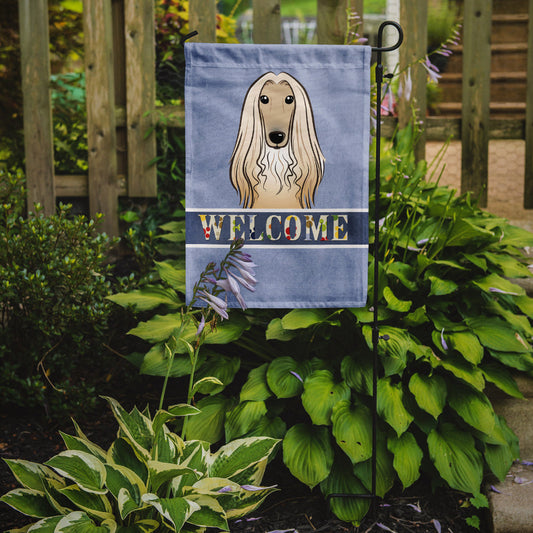 Afghan Hound Welcome Garden Flag – Decorative Outdoor Yard Flag BB1430GF