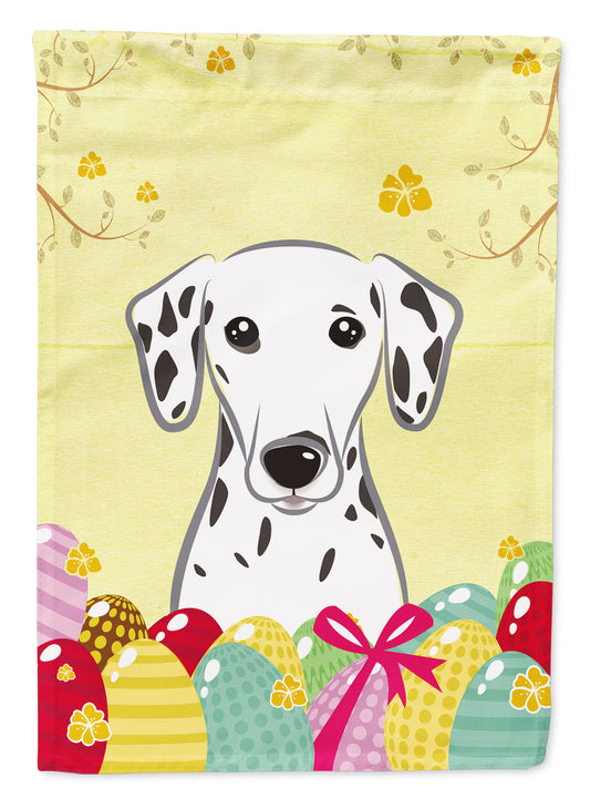 Dalmatian Easter Egg Hunt Garden Flag - Outdoor Decorative Yard Flag BB1892GF