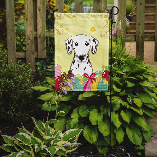 Dalmatian Easter Egg Hunt Garden Flag - Outdoor Decorative Yard Flag BB1892GF