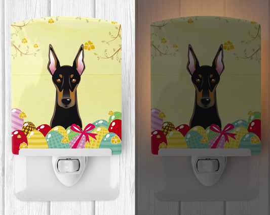 Doberman Easter Egg Hunt Ceramic Night Light BB1927CNL