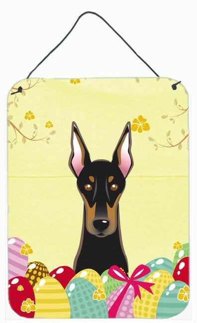 Doberman Easter Egg Hunt Wall or Door Hanging Prints BB1927DS1216