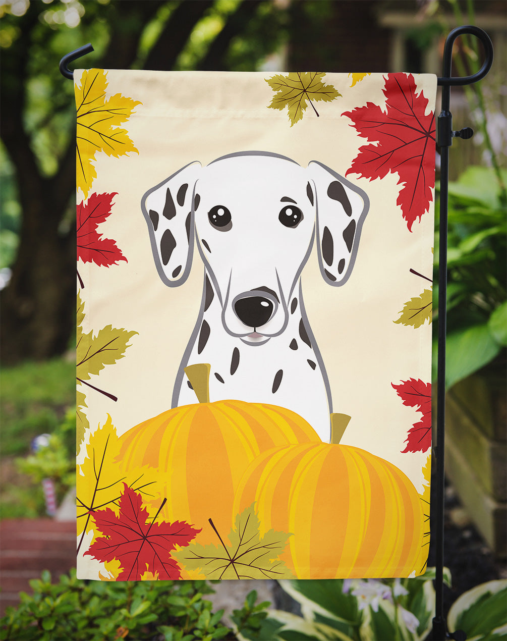 Dalmatian Thanksgiving Garden Flag – Decorative Outdoor Yard Flag BB2016GF