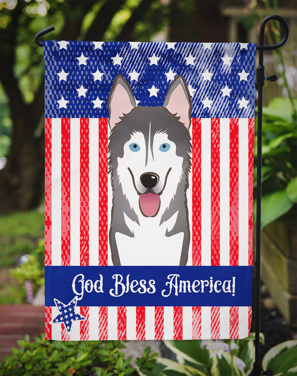 Alaskan Malamute Garden Flag – Decorative Outdoor Yard Flag BB2148GF