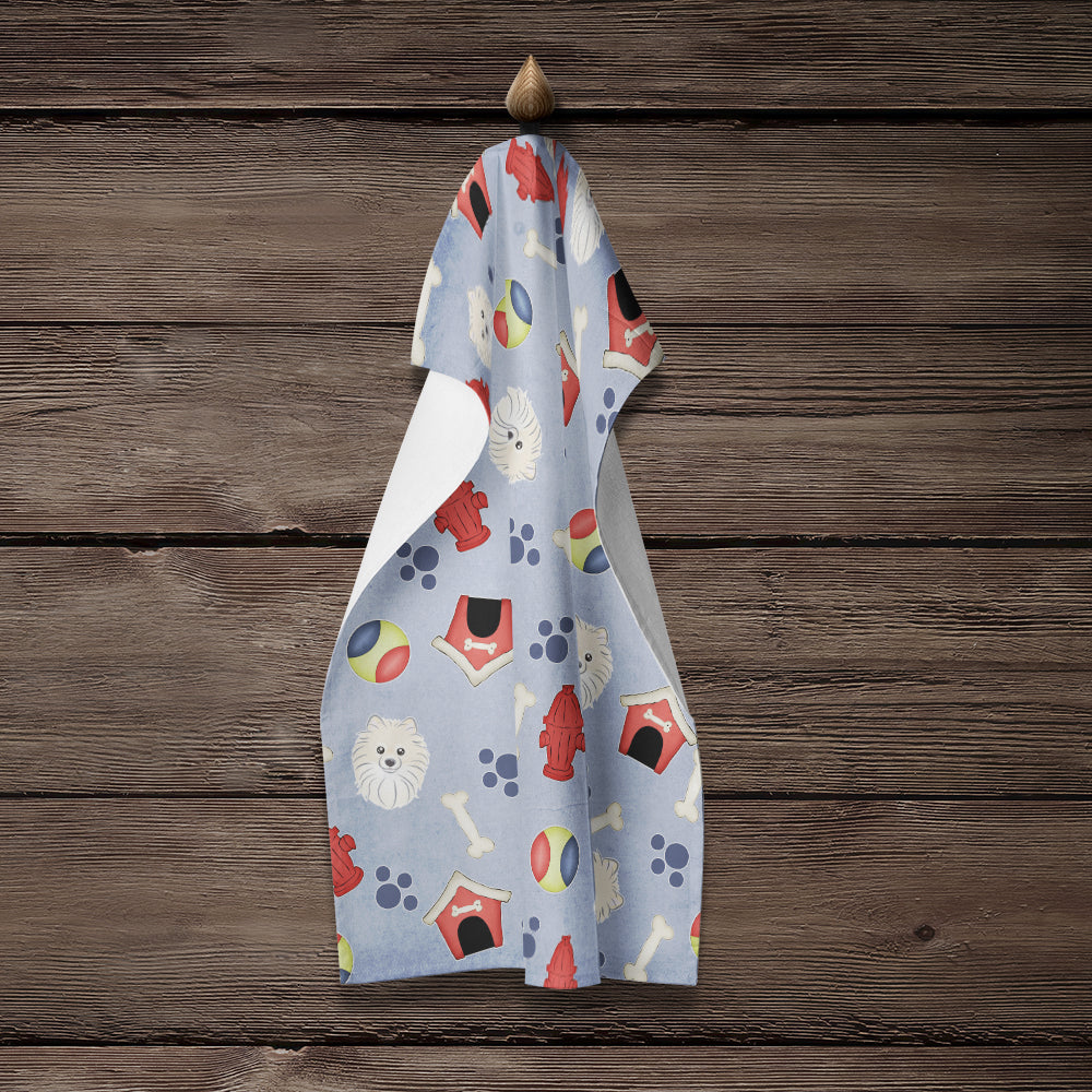 Dog House Collection Pomeranian Kitchen Towel BB3986KTWL