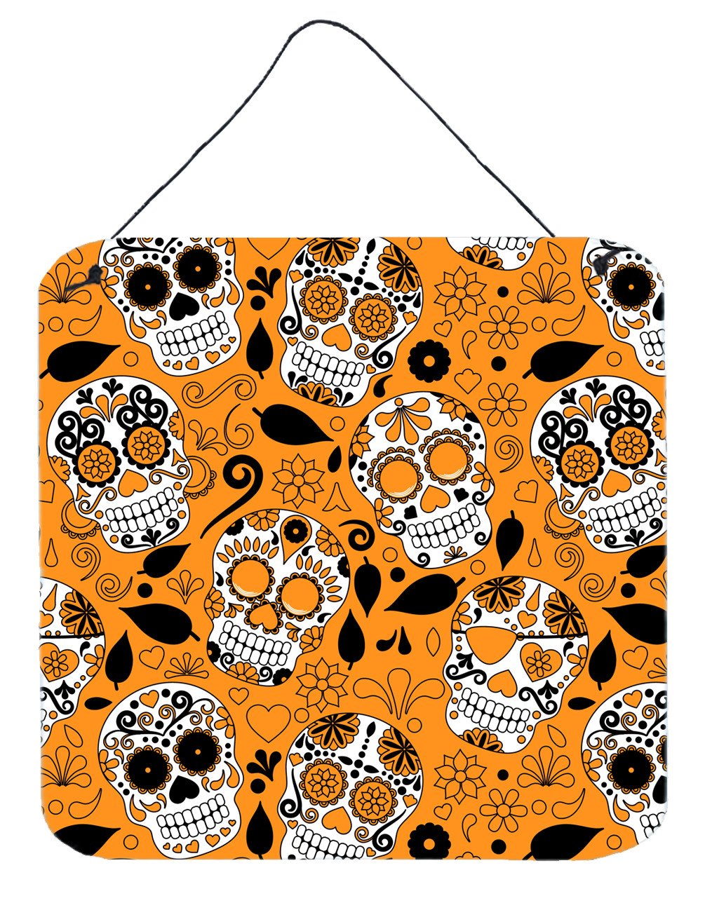 Day of the Dead Orange Wall or Door Hanging Prints BB5118DS66