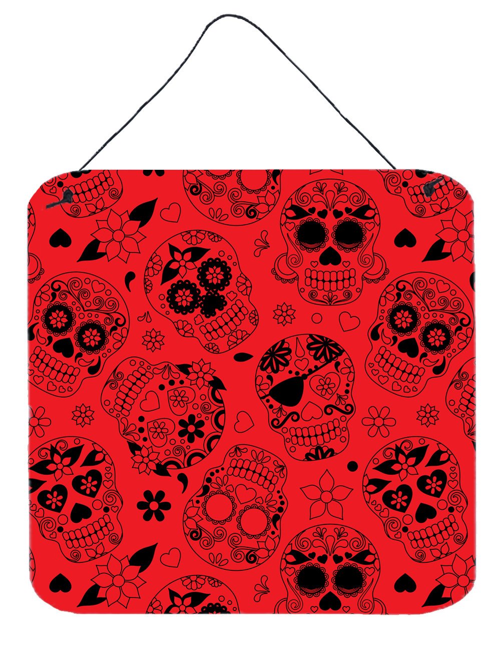Day of the Dead Orange Wall or Door Hanging Prints BB5119DS66