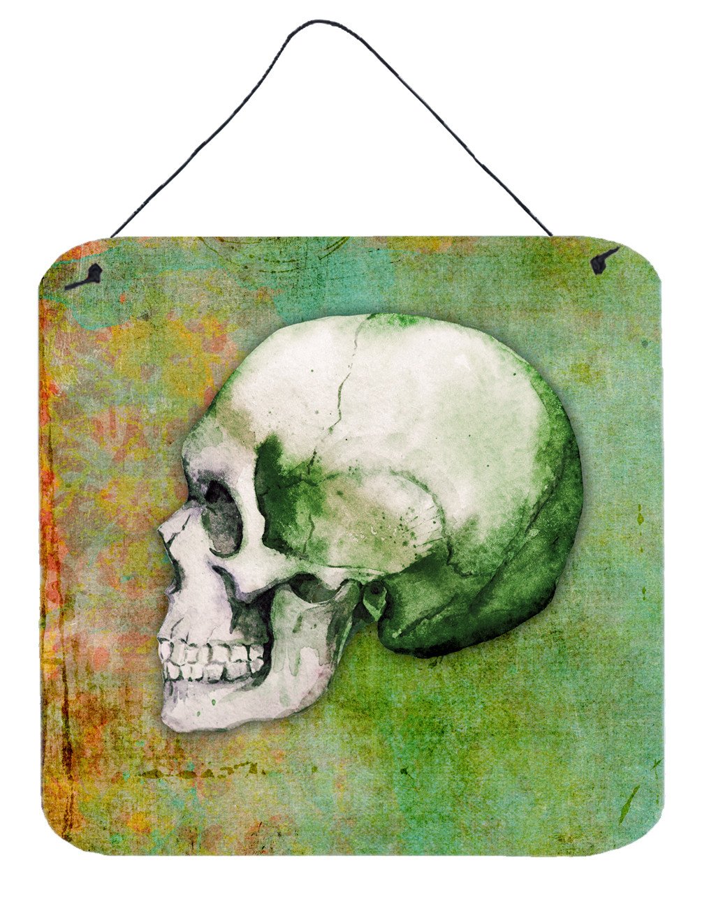 Day of the Dead Green Skull Wall or Door Hanging Prints BB5122DS66