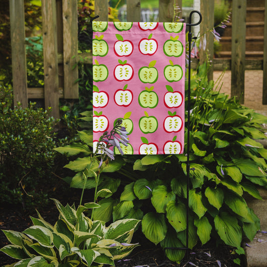 Apples on Pink Garden Flag - Outdoor Decorative Yard Flag BB5141GF