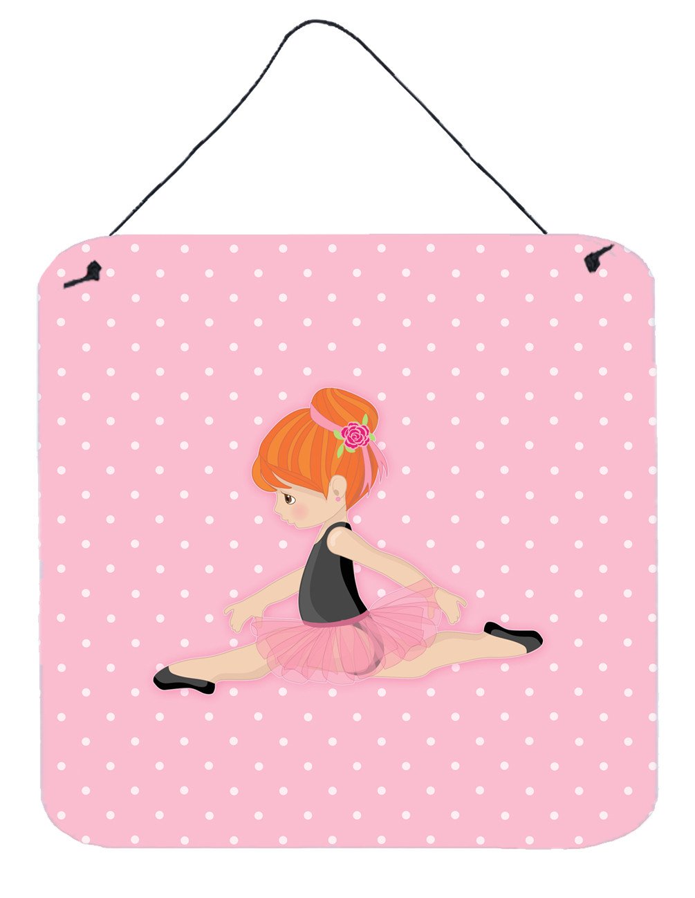 Ballerina Red Head Jete Wall or Door Hanging Prints BB5165DS66