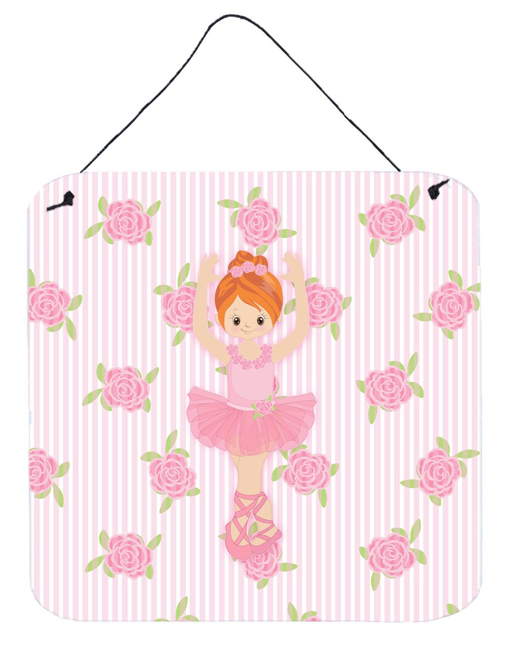 Ballerina Red Front Pose Wall or Door Hanging Prints BB5169DS66