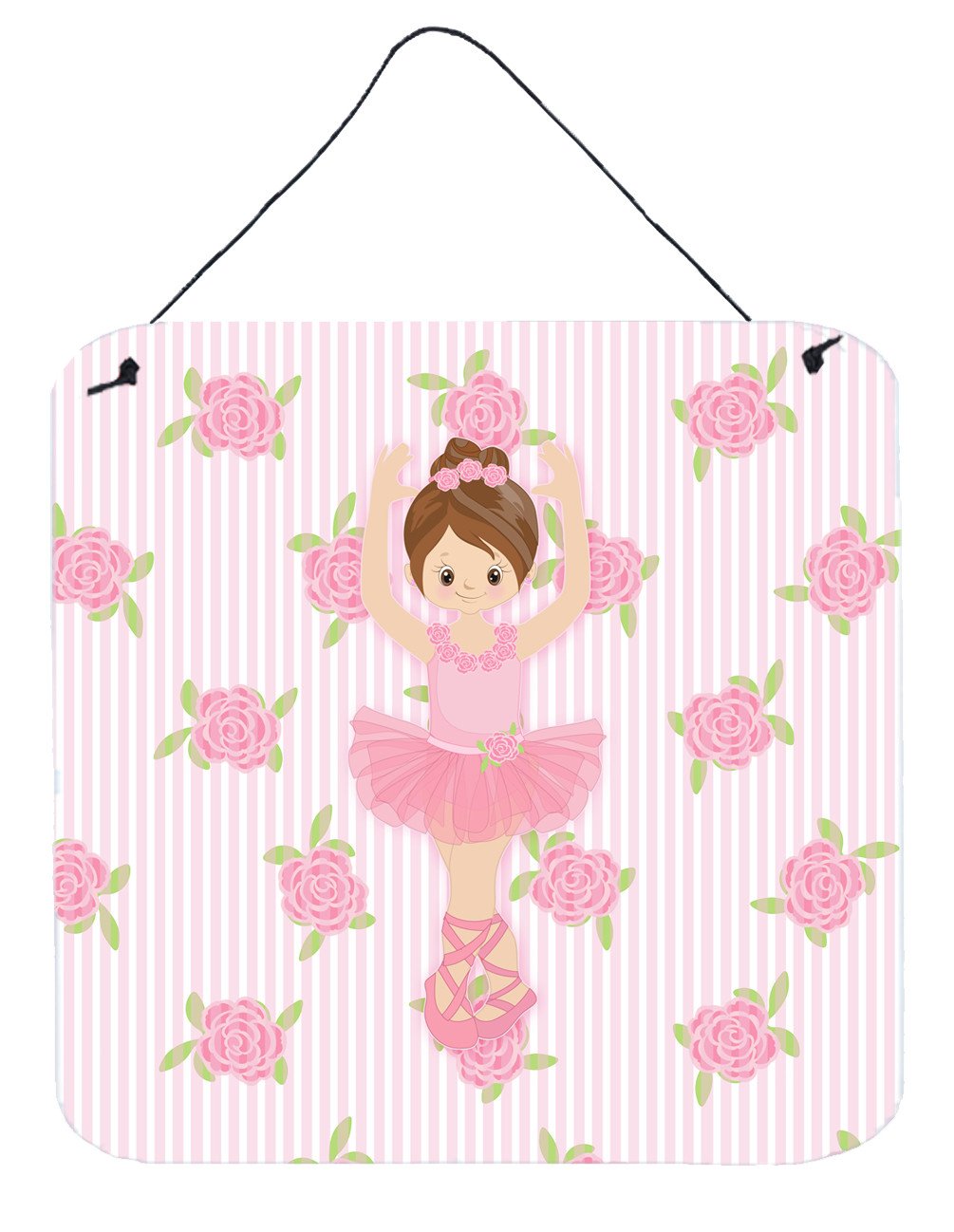 Ballerina Brunette Front Pose Wall or Door Hanging Prints BB5173DS66