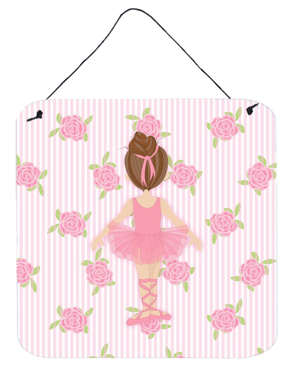 Ballerina Brunette Back Pose Wall or Door Hanging Prints BB5176DS66