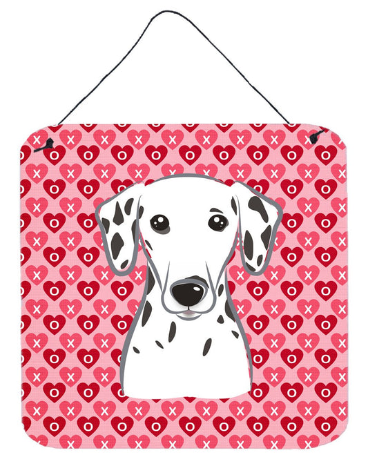 Dalmatian Hearts Wall or Door Hanging Prints BB5280DS66