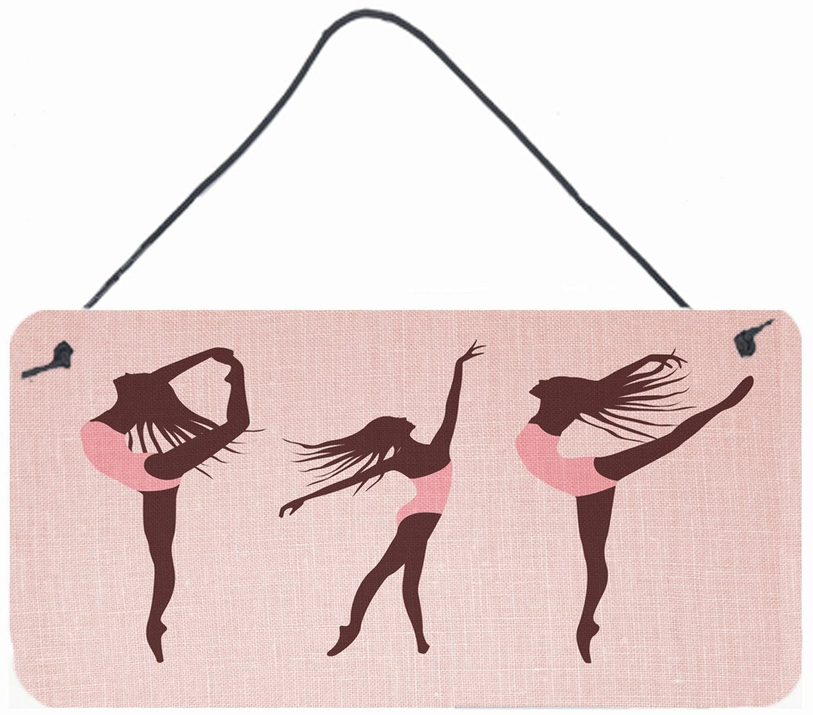 Dancers Linen Pink Wall or Door Hanging Prints BB5377DS812