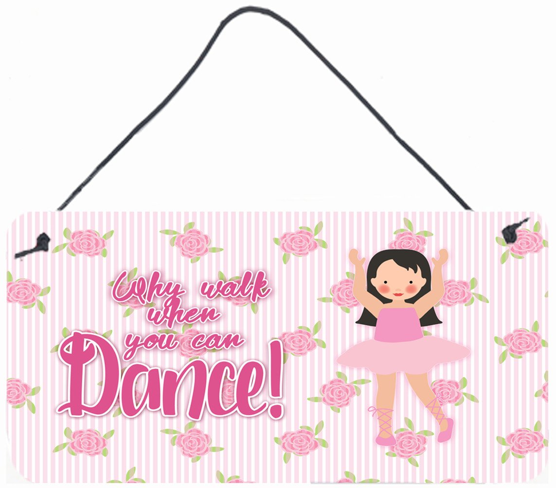 Ballet Long Dark Hair Wall or Door Hanging Prints BB5388DS812