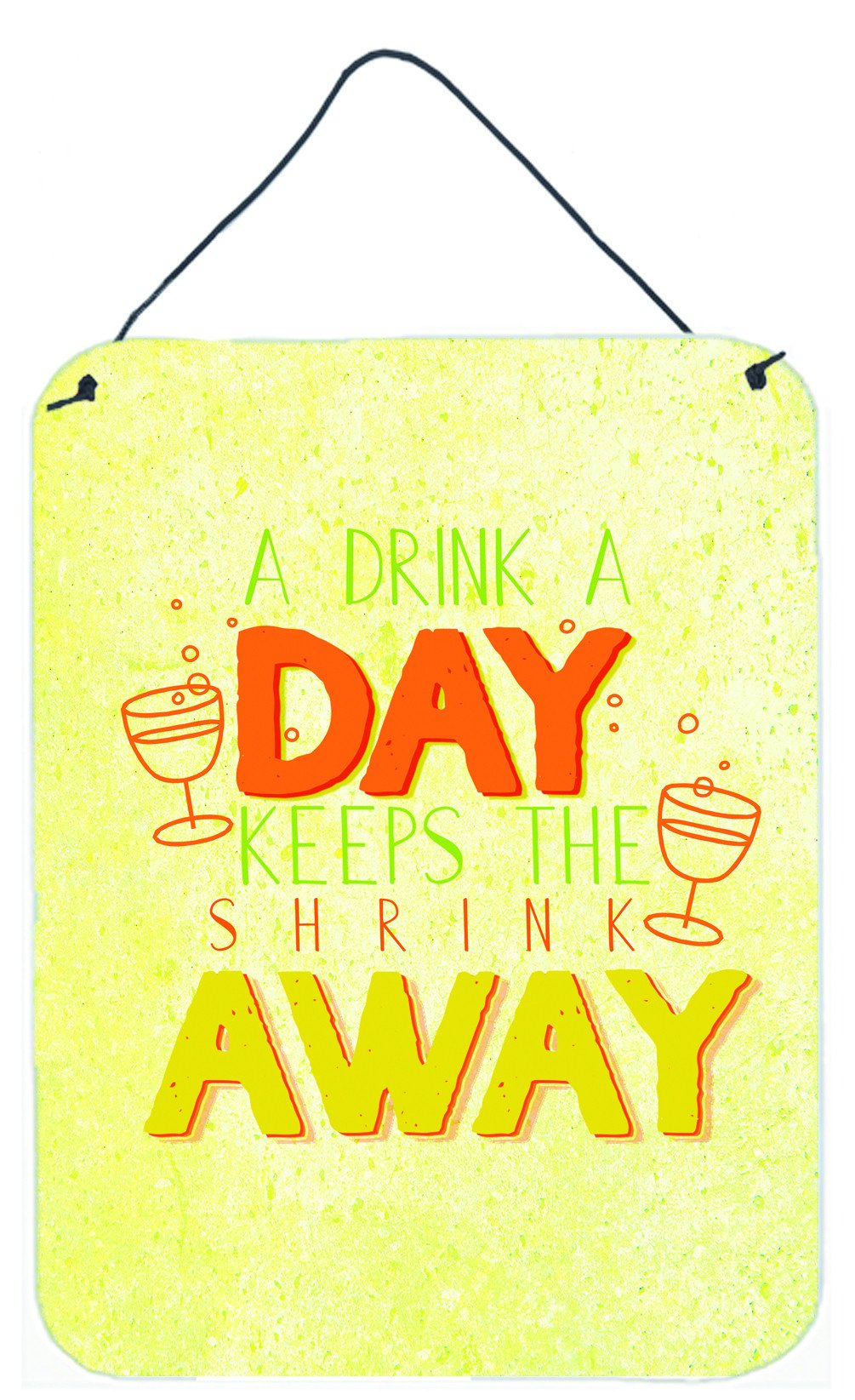 A Drink a Day Wall or Door Hanging Prints BB5422DS1216