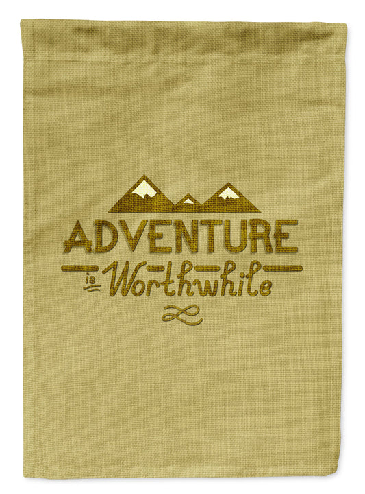 Adventure is Worthwhile Garden Flag - Outdoor Decorative Yard Flag BB5467GF