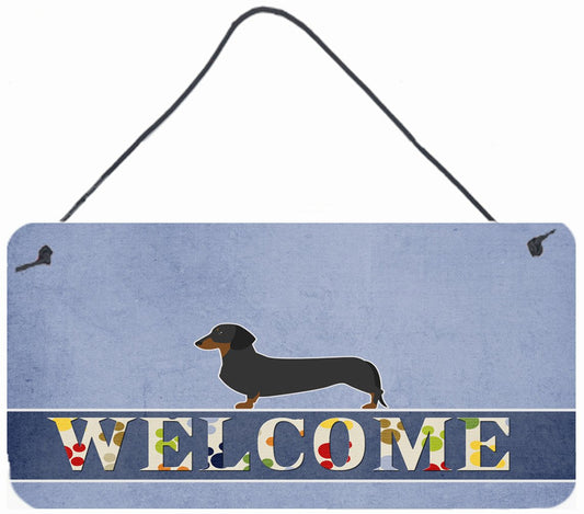 Dachshund Welcome Wall or Door Hanging Prints BB5486DS812