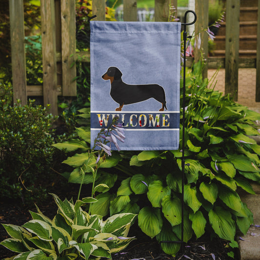 Dachshund Welcome Garden Flag - Outdoor Decorative Yard Flag BB5486GF