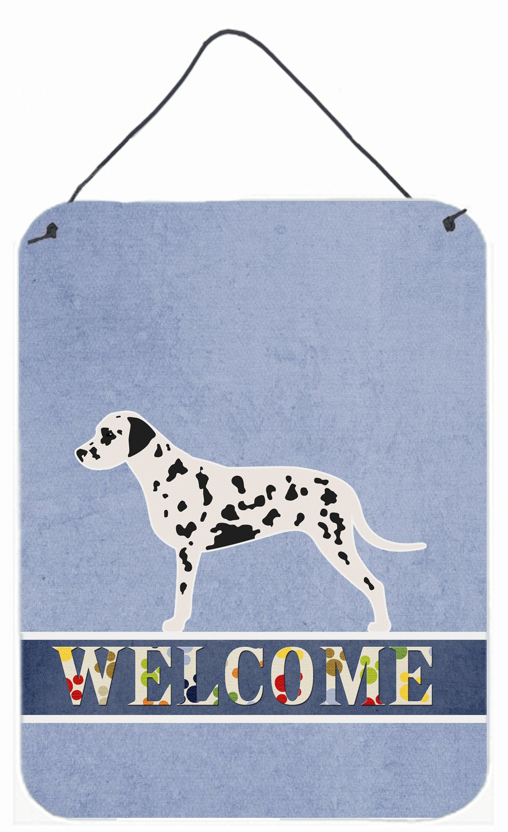 Dalmatian Welcome Wall or Door Hanging Prints BB5487DS1216