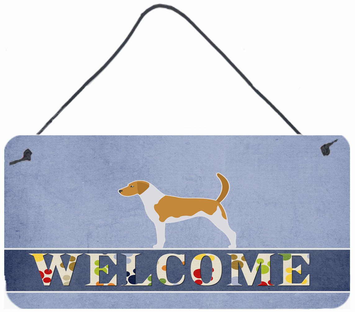 American Foxhound Welcome Wall or Door Hanging Prints BB5502DS812