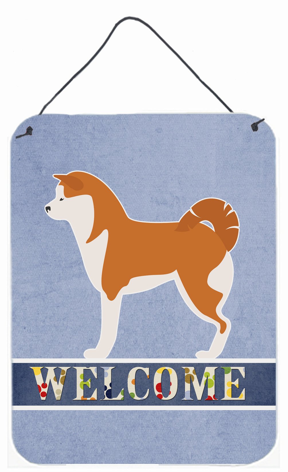 Akita Welcome Wall or Door Hanging Prints BB5576DS1216