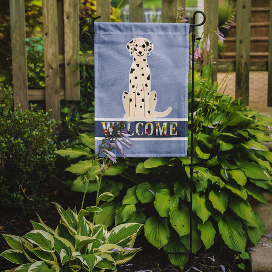 Dalmatian Welcome Garden Flag - Outdoor Decorative Yard Flag BB5678GF