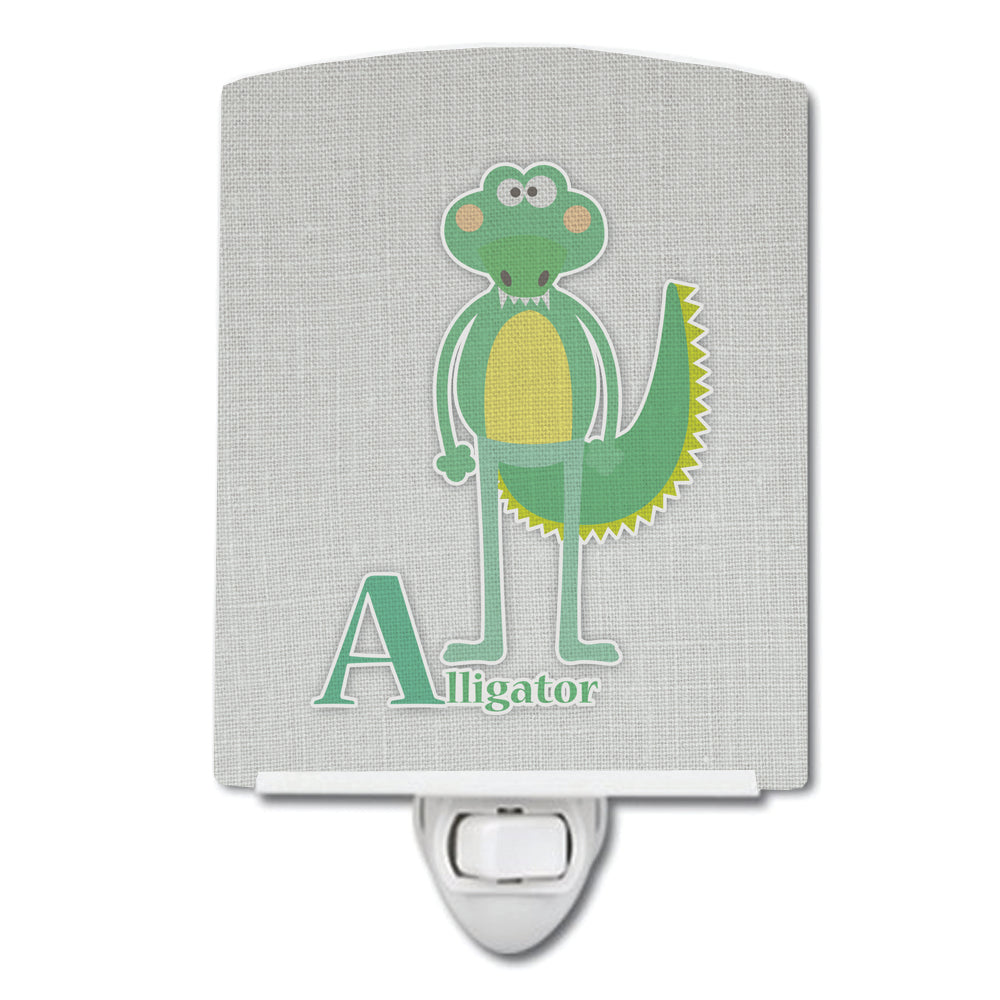 Alphabet A for Alligator Ceramic Night Light BB5726CNL