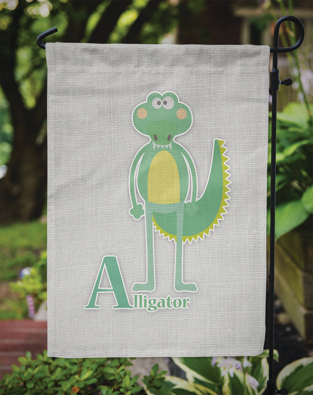 Alphabet A for Alligator Garden Flag - Outdoor Decorative Yard Flag BB5726GF