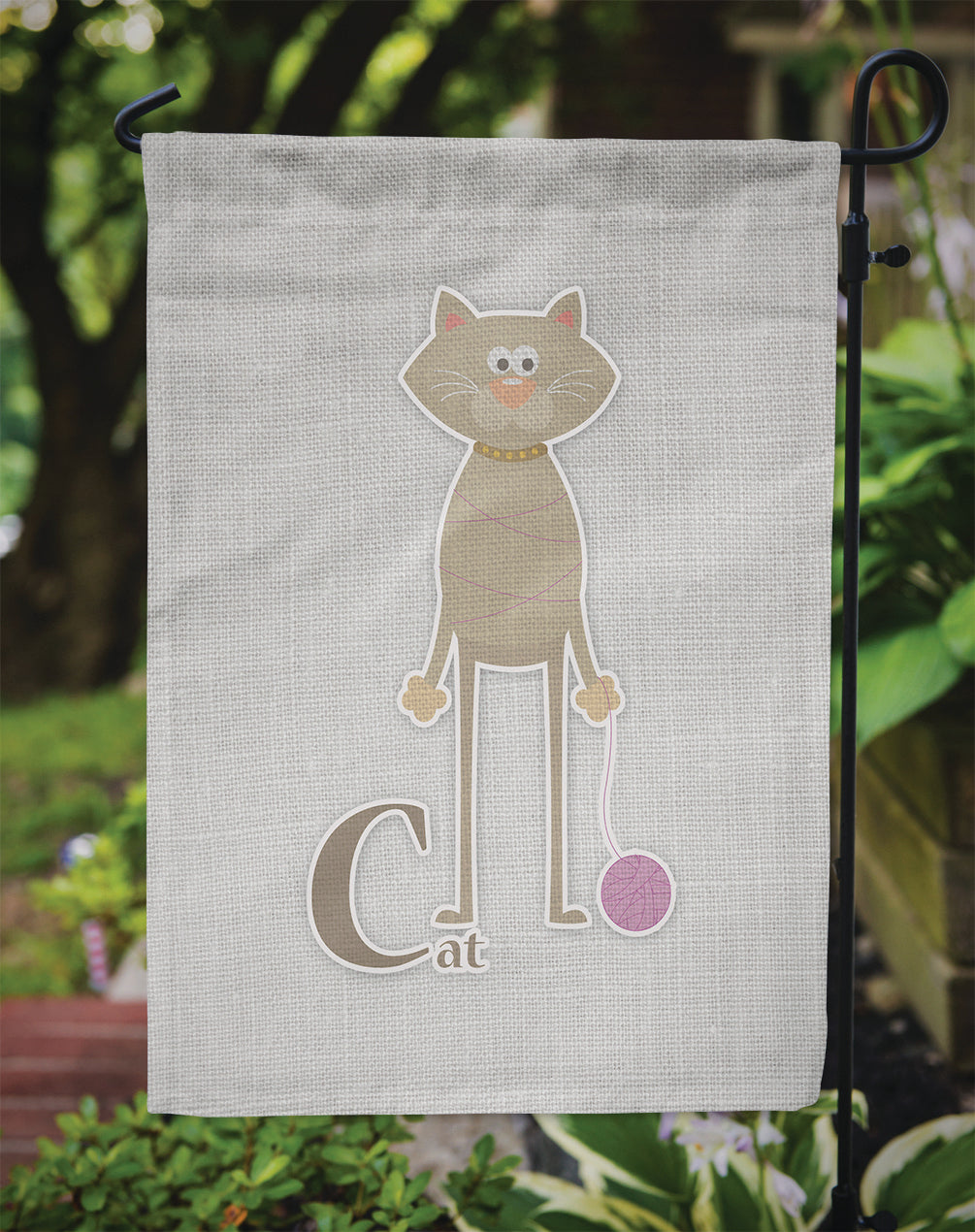Alphabet C for Cat Garden Flag - Outdoor Decorative Yard Flag BB5728GF