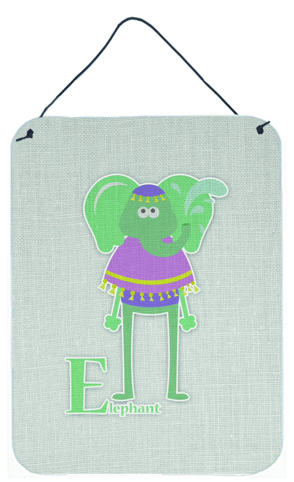 Alphabet E for Elephant Wall or Door Hanging Prints BB5730DS1216