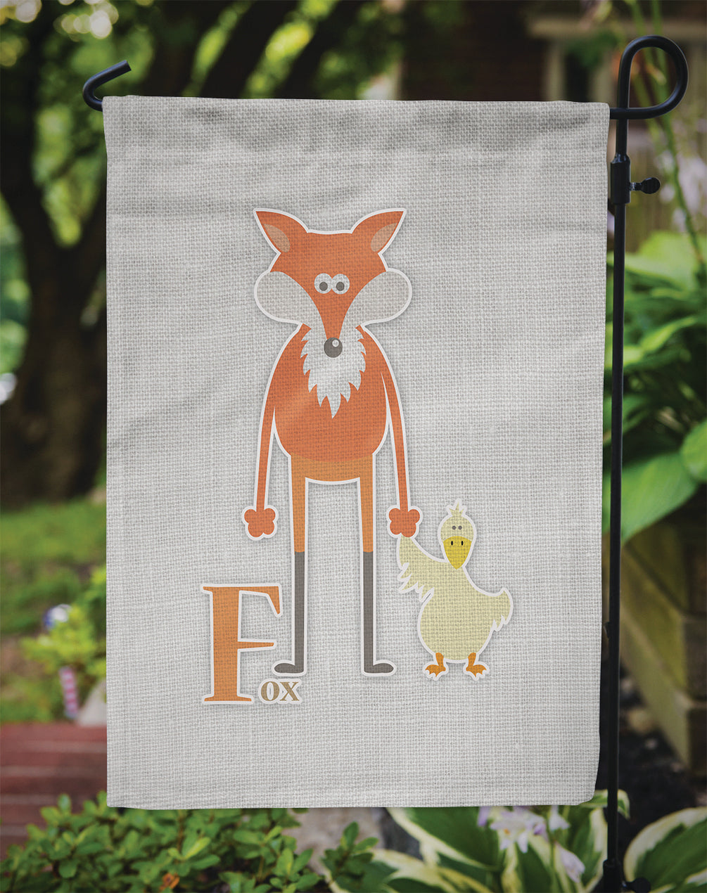 Alphabet F for Fox Garden Flag - Outdoor Decorative Yard Flag BB5731GF
