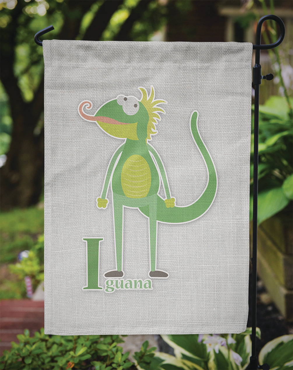 Alphabet I for Iguana Garden Flag - Outdoor Decorative Yard Flag BB5734GF